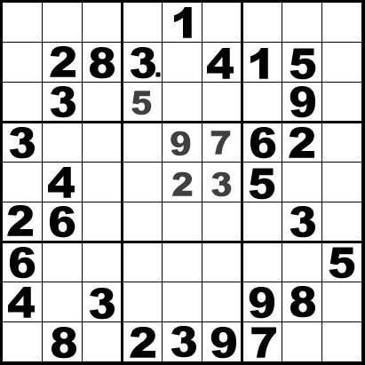 Sudoku Puzzle stringing digits of pi