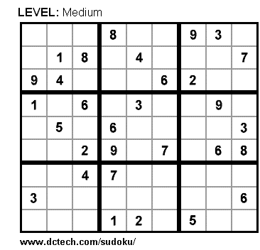 Sample Sudoku #6