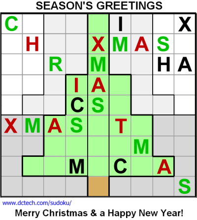 Special Christmas Sudoku