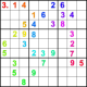 Icon for a color circle pi puzzle