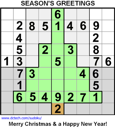 Special Christmas Sudoku